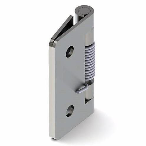 Paslanmaz Yaylı Yaprak Menteşe 50x50x1,5 mm