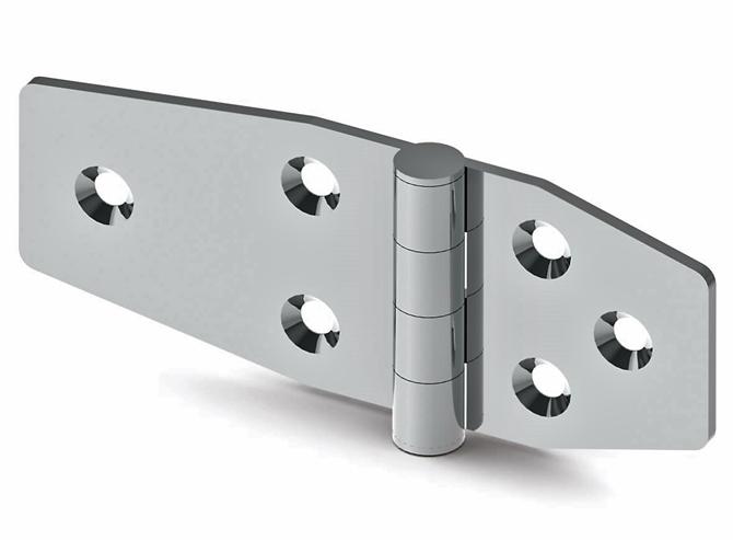 Stainless Leaf Hinge 97x38x2 mm