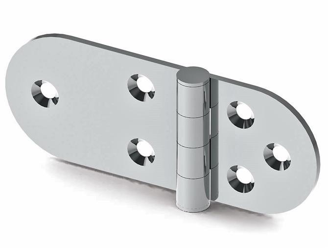 Stainless Leaf Hinge 94x38x2 mm