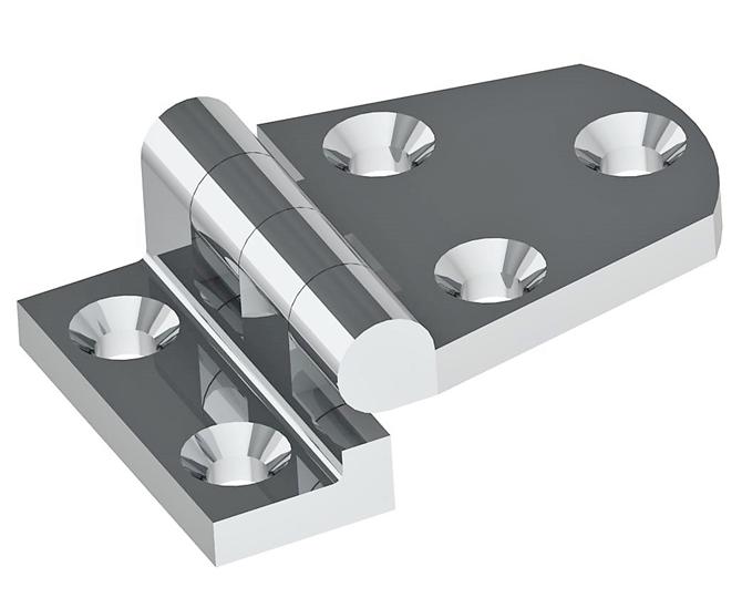 Paslanmaz Yaprak Menteşe 54x37x4,5 mm