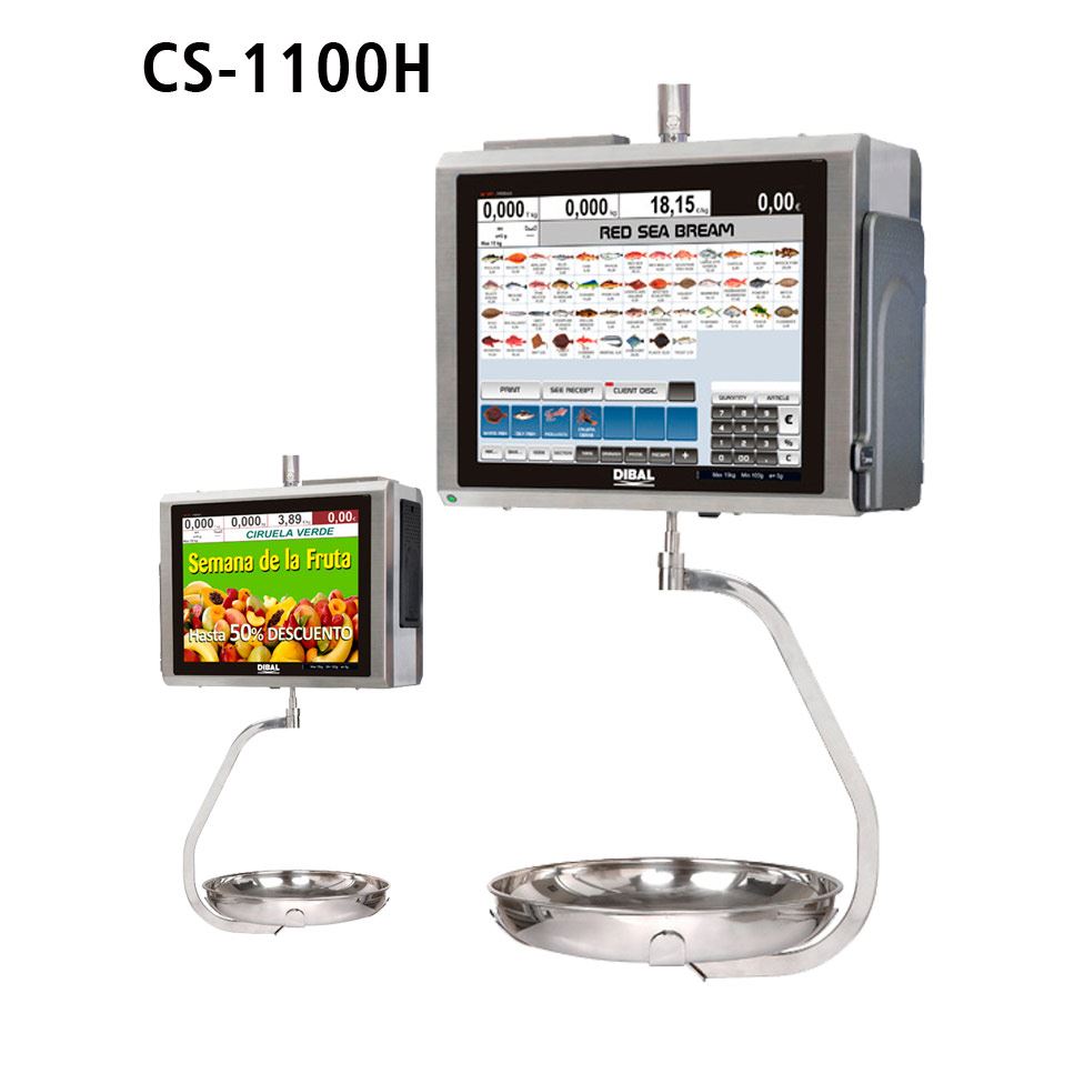 Barkodlu Terazi | DIBAL CS1100 H 15"+7