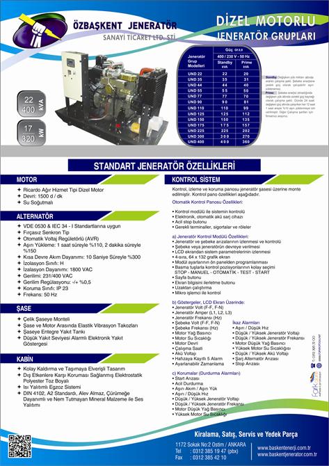 Dizel Jeneratör Setleri