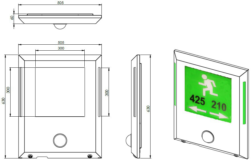 AKILLI TÜNEL ACIL KAÇIŞ İŞARETİ