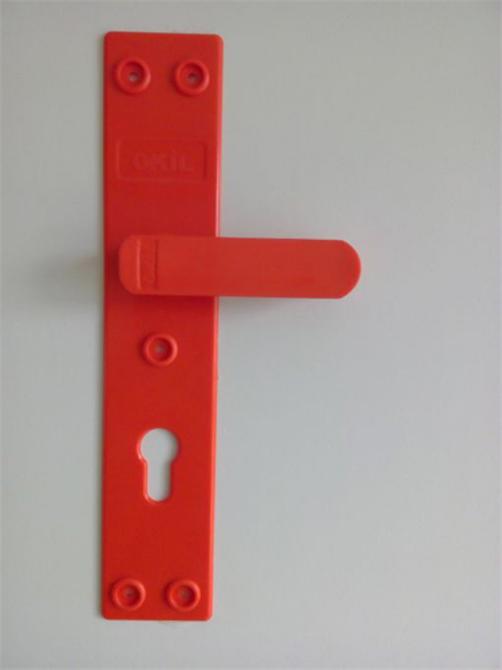 Düz Oluklu Kırılmaz Kapı Kolu