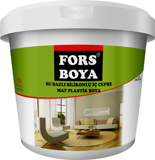 Su Bazlı Silikonlu İç Cephe Mat Plastik Boya