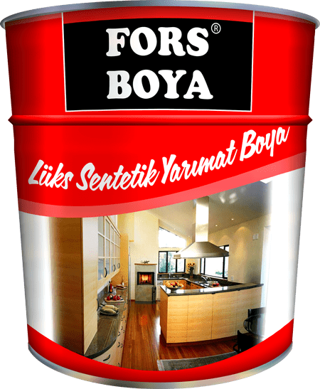 Lüks Sentetik Yarımat Boya