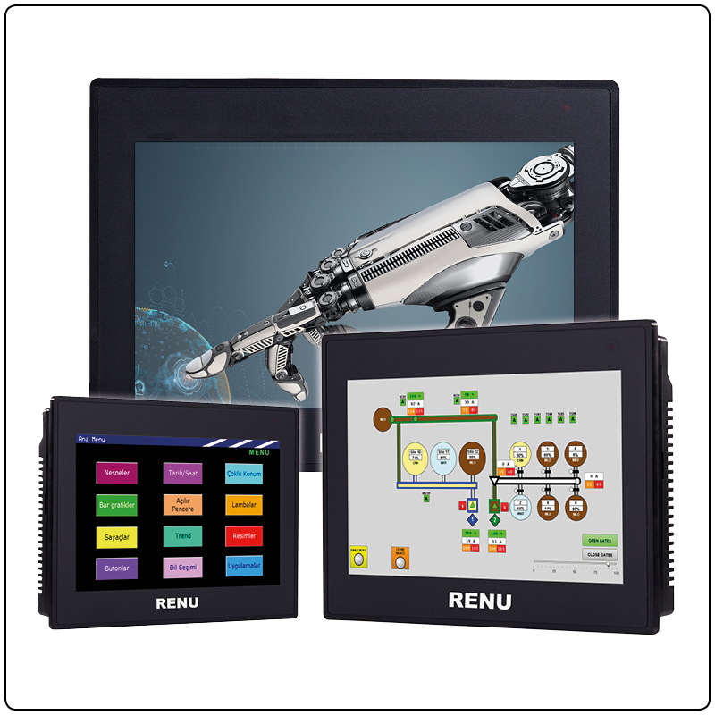 HMI DOKUNMATİK OPERATÖR PANELLERİ