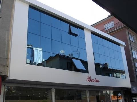 Silicone facade cladding