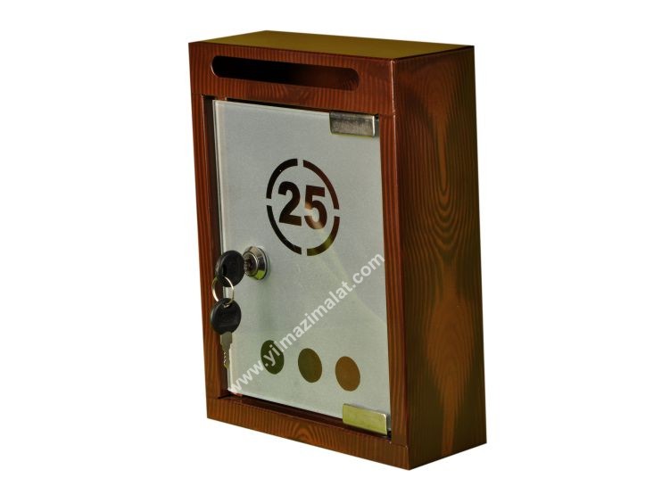 Dikey Camlı Posta Kutusu