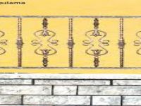 Wrought Iron Garden Railing