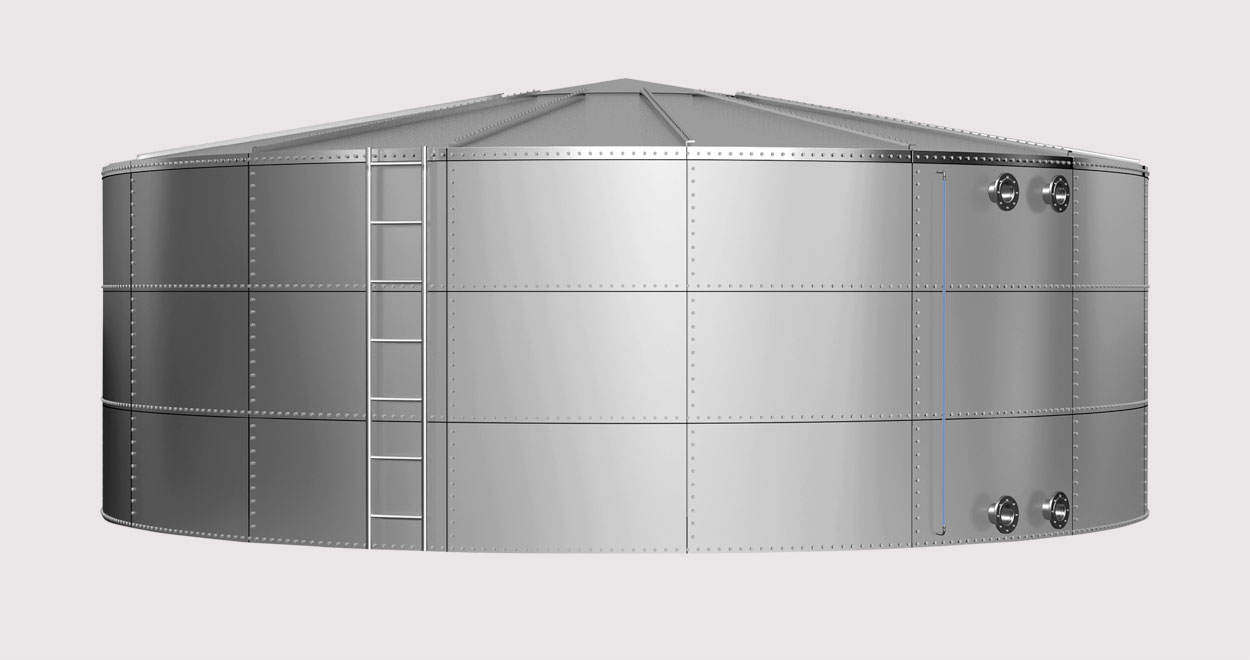 Modular Cylindrical Water Tanks