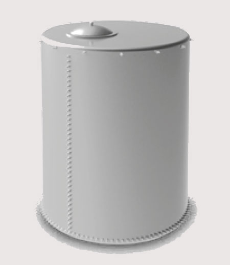 Curved Modular Cylindrical Water Tank