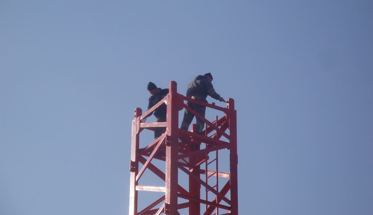 Tower Crane Assembly - Disassembly - Service