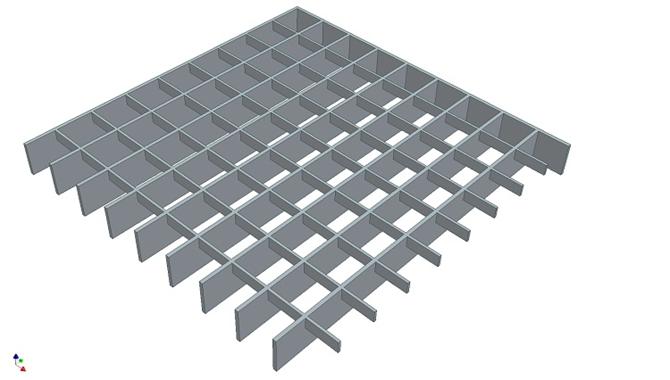 Yarım Geçme Petek Platform Izgara