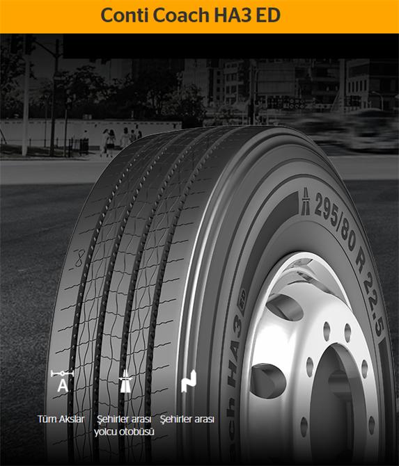 Conti Coach HA3 ED Intercity Bus Tire