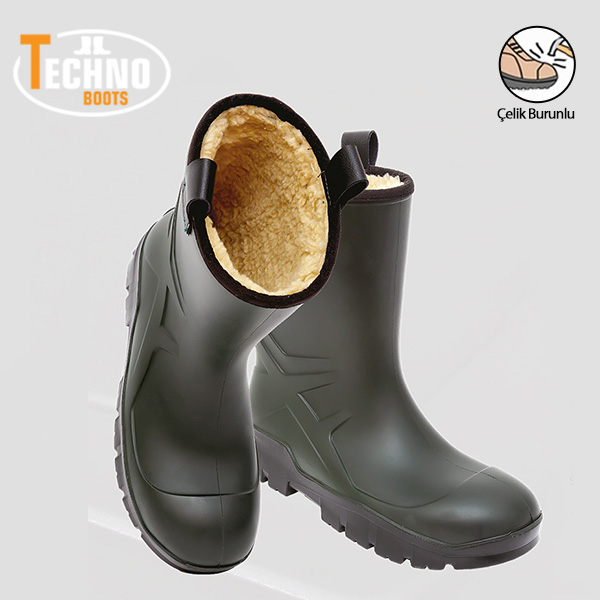 Techno Boots Soğuk İklim İş Çizmesi Çelik Burunlu