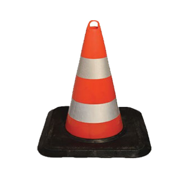 75′lik Kırılmaz Trafik Konisi (Çift Refllektifli) Ağırlıklı – UT 5013