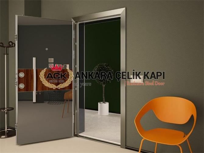 Optima Cam Çelik Kapı