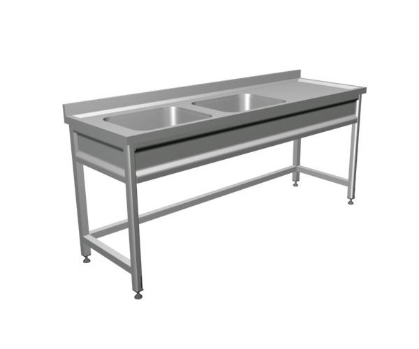 çift evyeli çalışma tezgahı