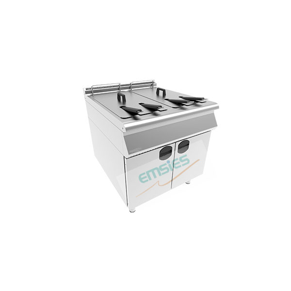 double fryer with cabinet