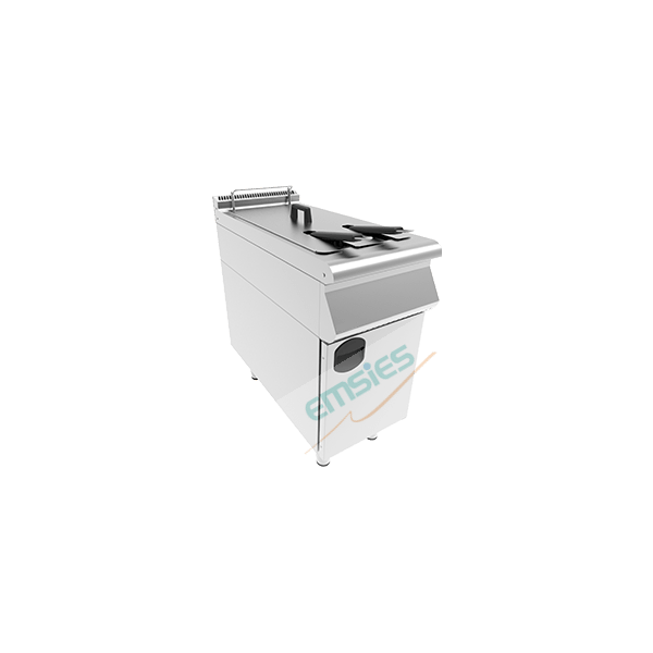 single fryer with cabinet