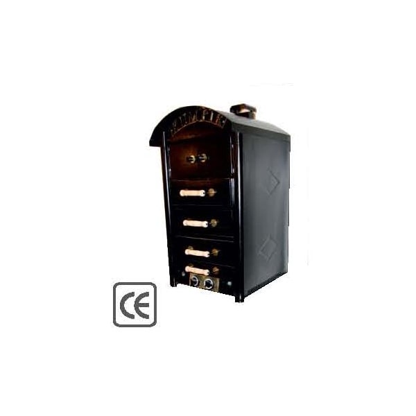 Static painted baked potato with 4 drawers