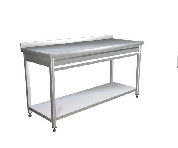 workbench with base shelf