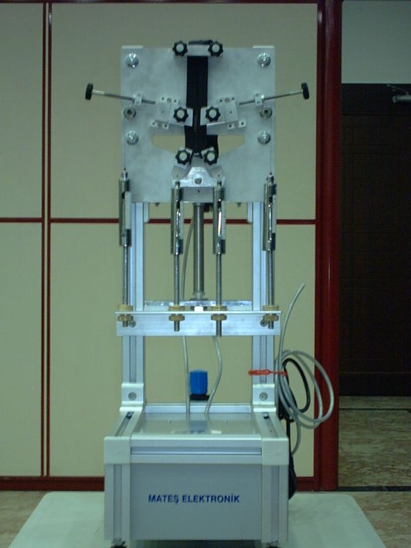 Boyuna ve Enine Kuvvetler Altında Fermuarların Çalışma Dayanıklılığı Tayin Cihazı