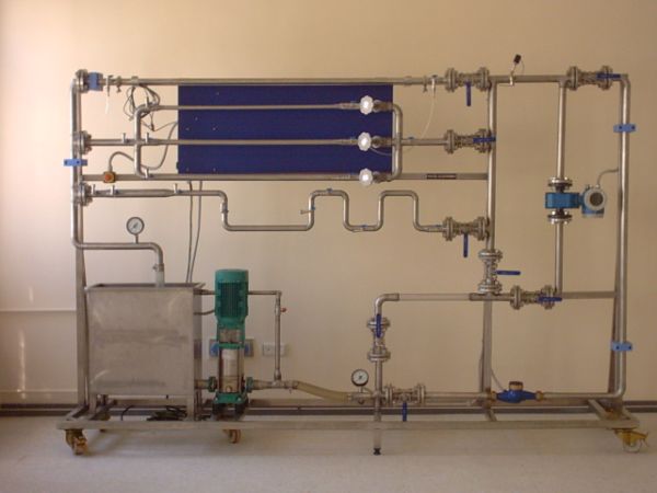 Pressure Drop Test Set in Pipes and Connections