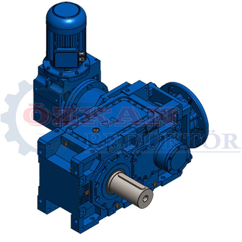 B Series Conical Input Horizontal Type Helical Gear Yilmaz Gearboxes