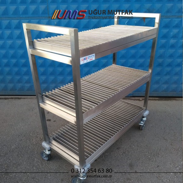 Tabldot Tabak Süzdürme Arabası