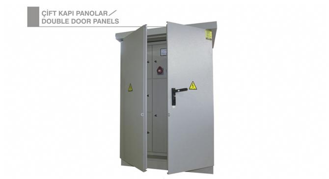 Dahili Dikili Çift Kapı Pano