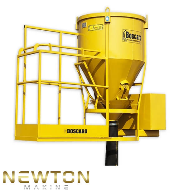 Concrete Bucket (Tower Crane) With Platform and Hose