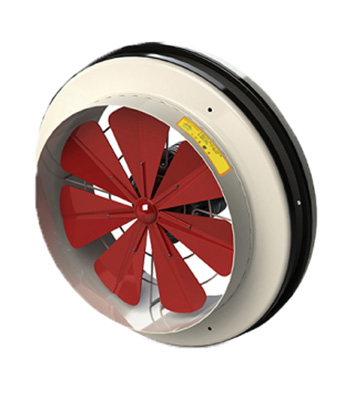 Aksiyel Aspiratör Duvar Tipi Kapaksız