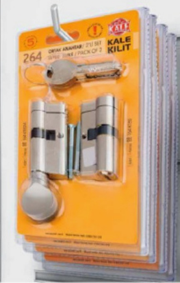 Trapped System (KTBS+KTBSM) Cylinders - Double Rust System Blistered - Satin