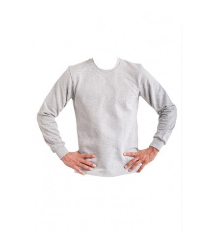 UZUN KOL SIFIIR YAKA SWEATSHİRT