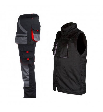 YSF HARMAN KARIŞIMI PANTOLON YELEK TAKIM