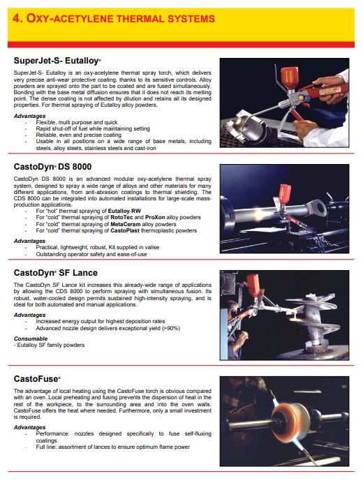 Oksiasetilen ile Çalışan Termal Cihazlar