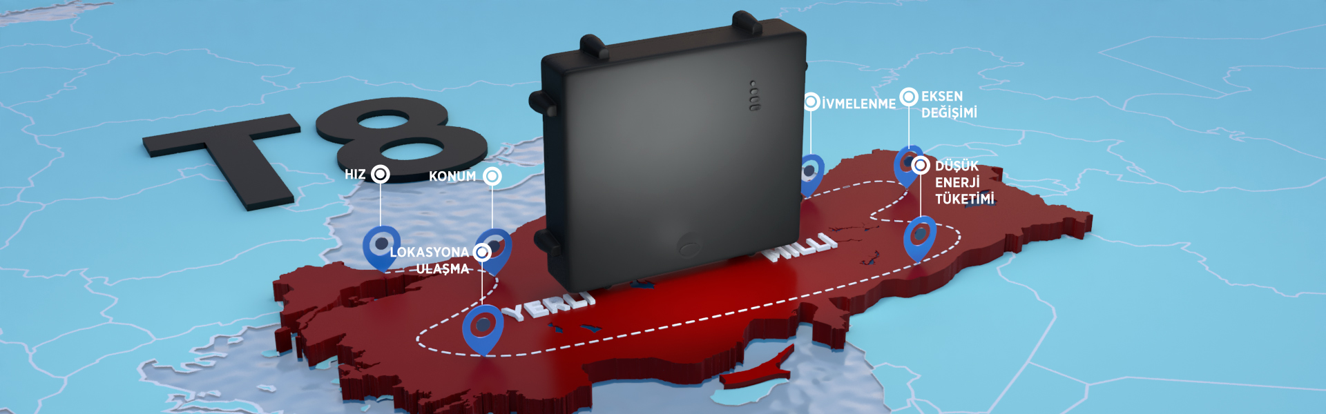 TekTakip T8 Araç Takip Donanımı