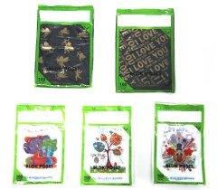 El Geçme Blok Desenli Poşet