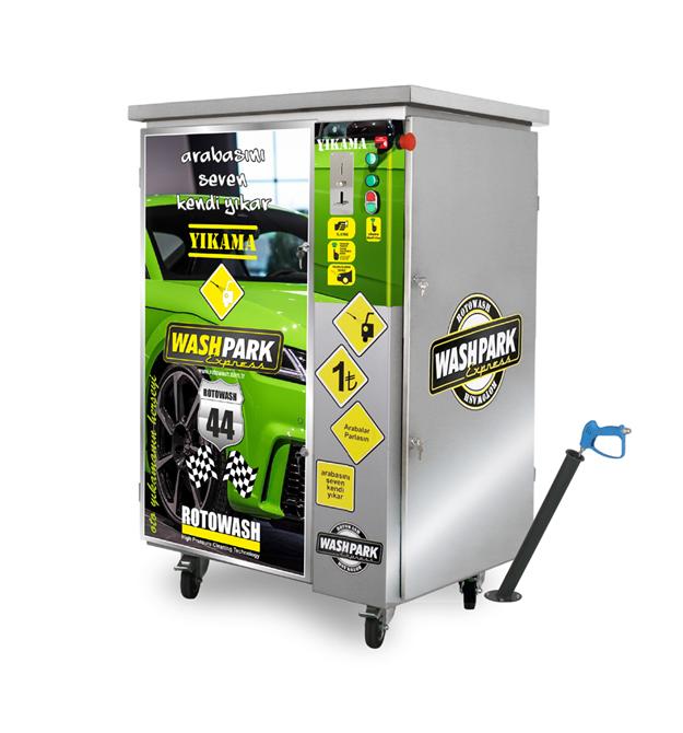 ROTOWASH SELF SERVİS PARALI JETONLU OTO YIKAMA