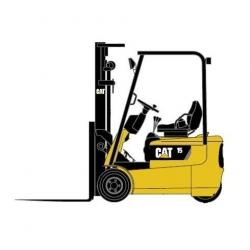 CAT Elektrik Motorlu (24 V) 3 Tekerlekli Forkliftler