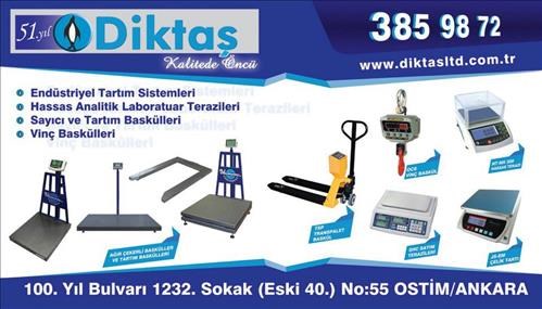 Ankara Dikomsan, Densi, Cas Scale, Scale, Scale, Weigher