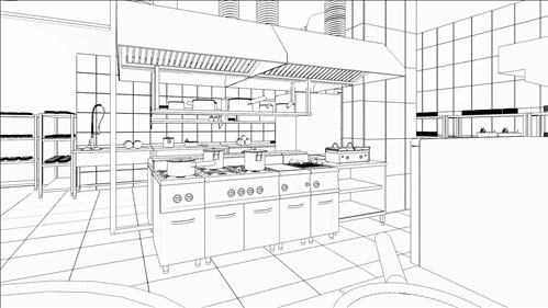 Kitchen Architectural Project Design Ankara