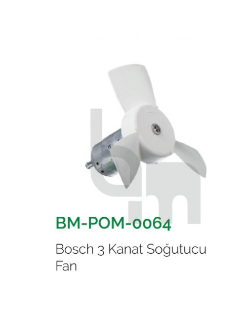 BETON POMPASI / 3 KANAT SOĞUTUCU FAN 
