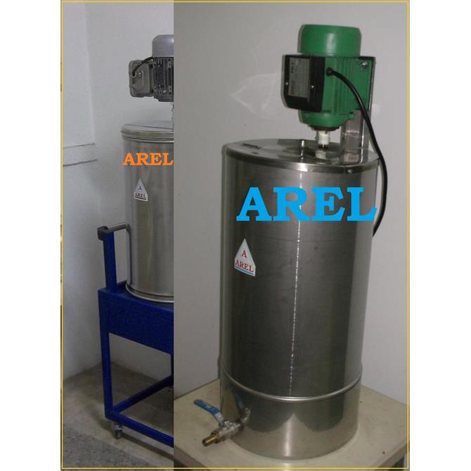 AREL ALFAX M 705 Portatif , Paslanmaz Sıvı Karıştırıcı Kazan, konik altlı,