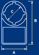 Q22mm BUTON ETİKETİ