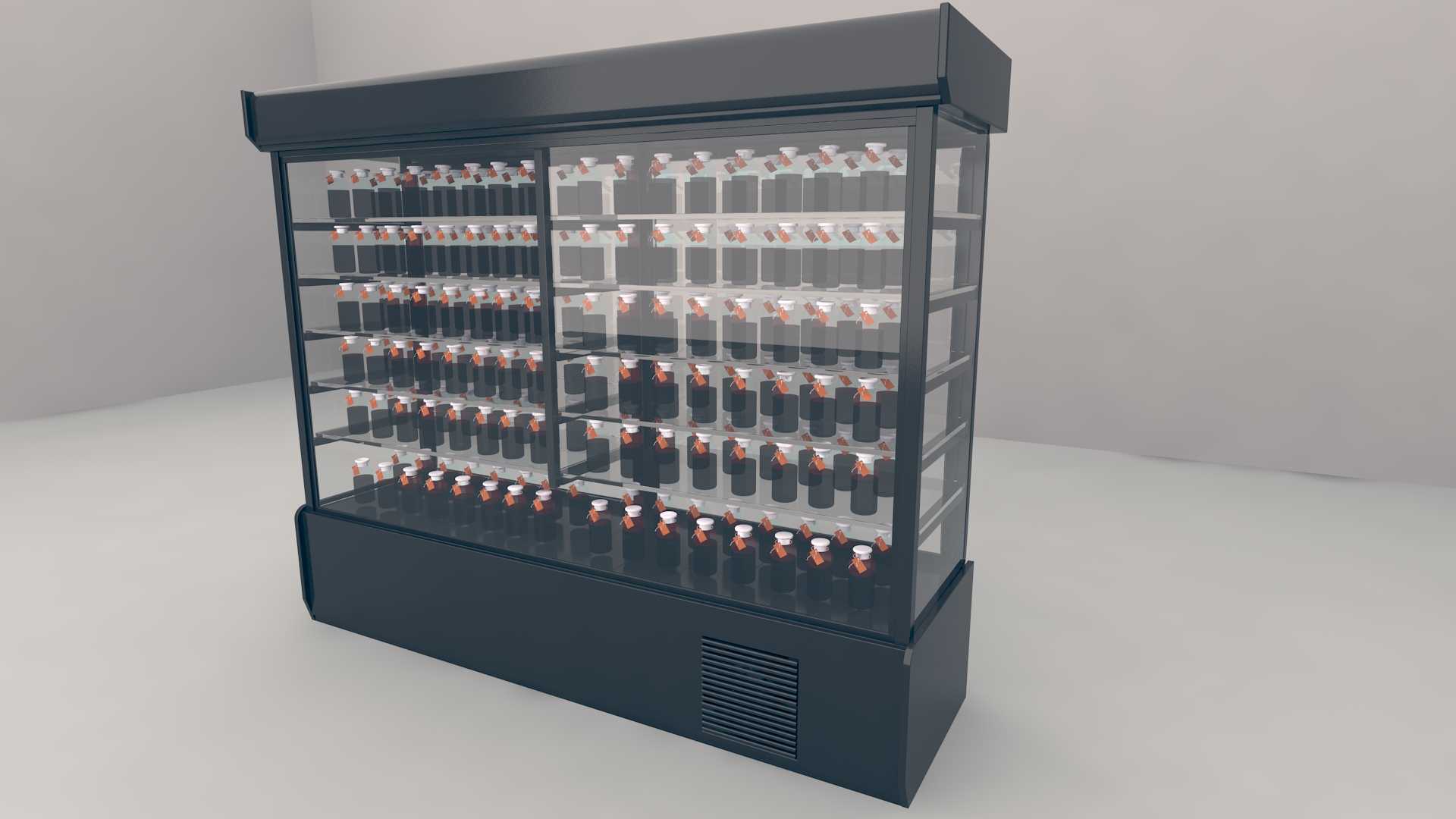 Vitrin Tipi Buzdolabı Şişe Soğutucu Sütlük Ankara