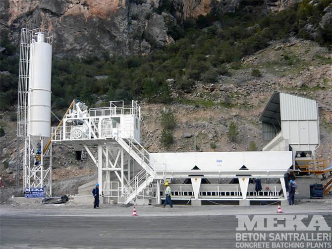 MB-30WS Kovalı Sabit Beton Santrali