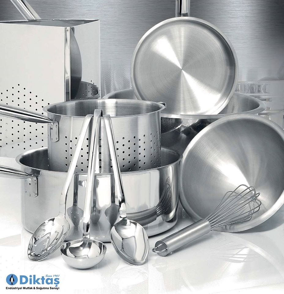 Ankara Sanayi tipi Tencere Tava 304 Kalite Paslanmaz Çelik